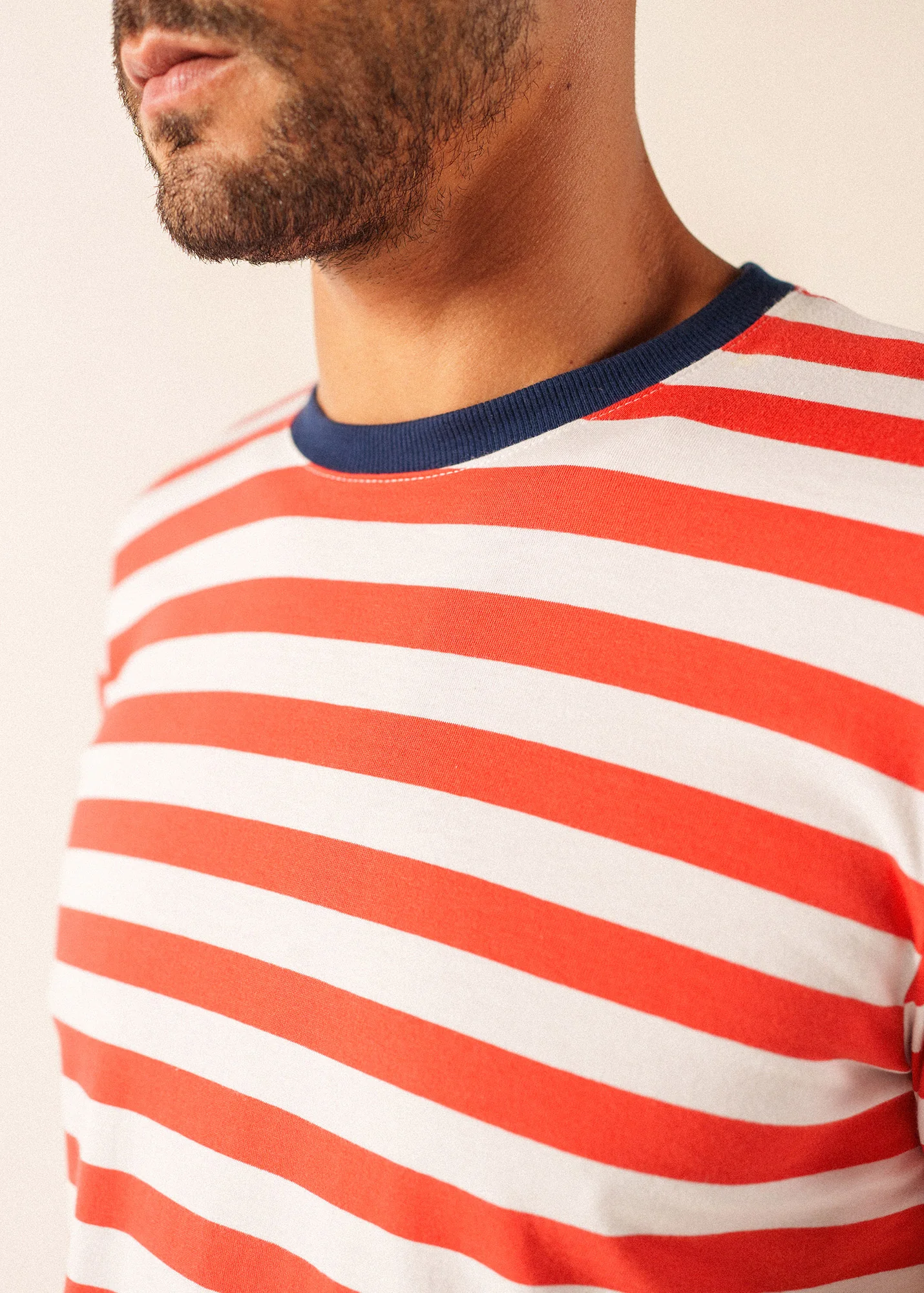 Audierne Striped Sailor Shirt (PIGMENT/NEIGE/MARINE) - Image 4