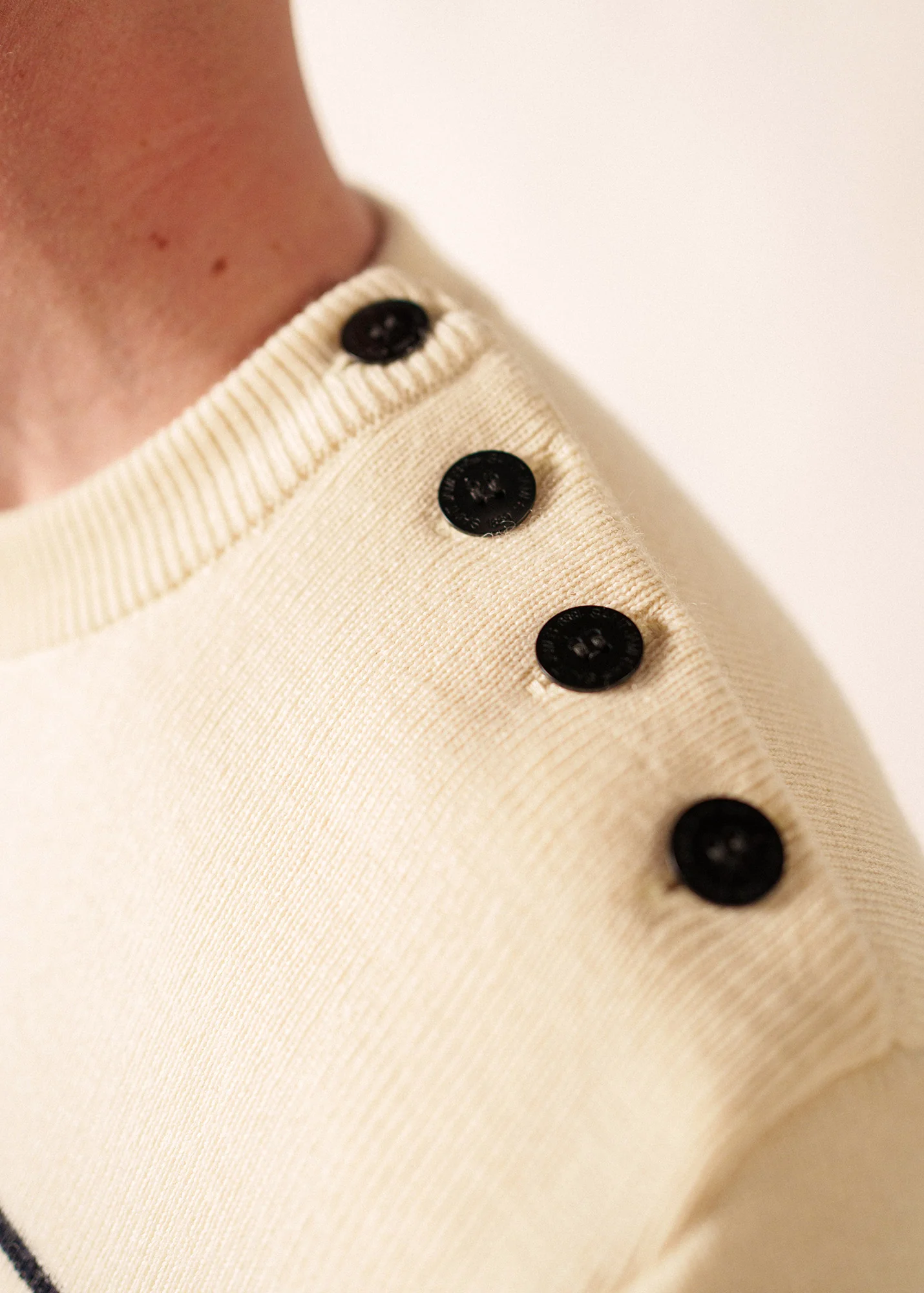Binic sailor jumper (ECRU/MARINE) - Image 4