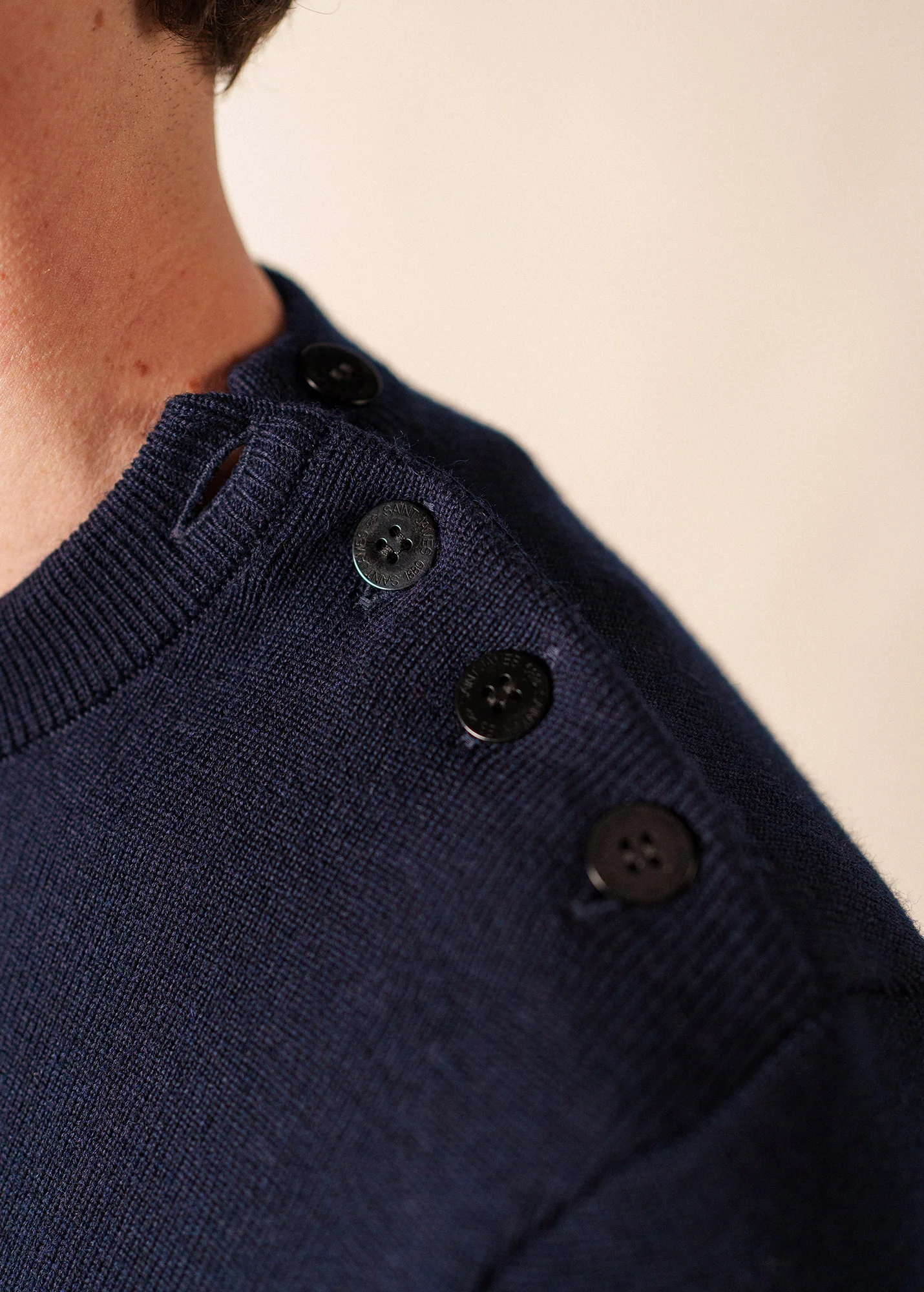 Binic sailor jumper (MARINE/ECRU) - Image 4