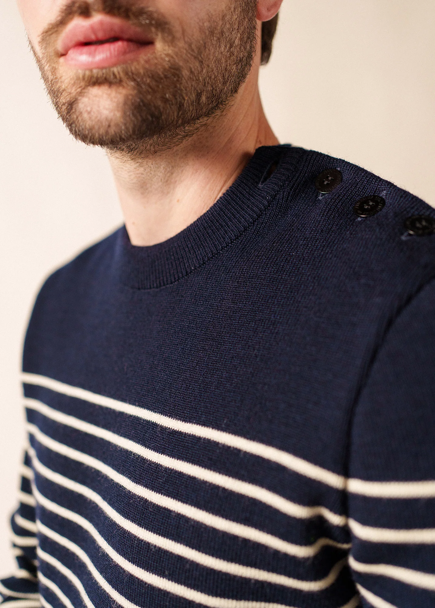 Binic sailor jumper (MARINE/ECRU) - Image 6