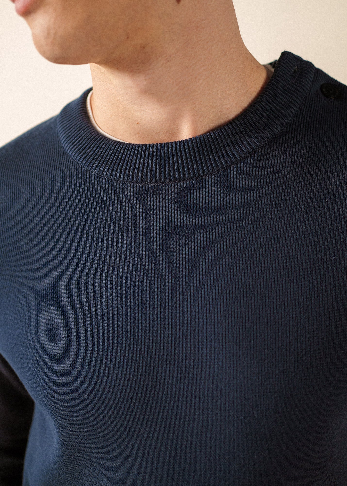 Cancale cotton sailor jumper (MARINE) - Image 4