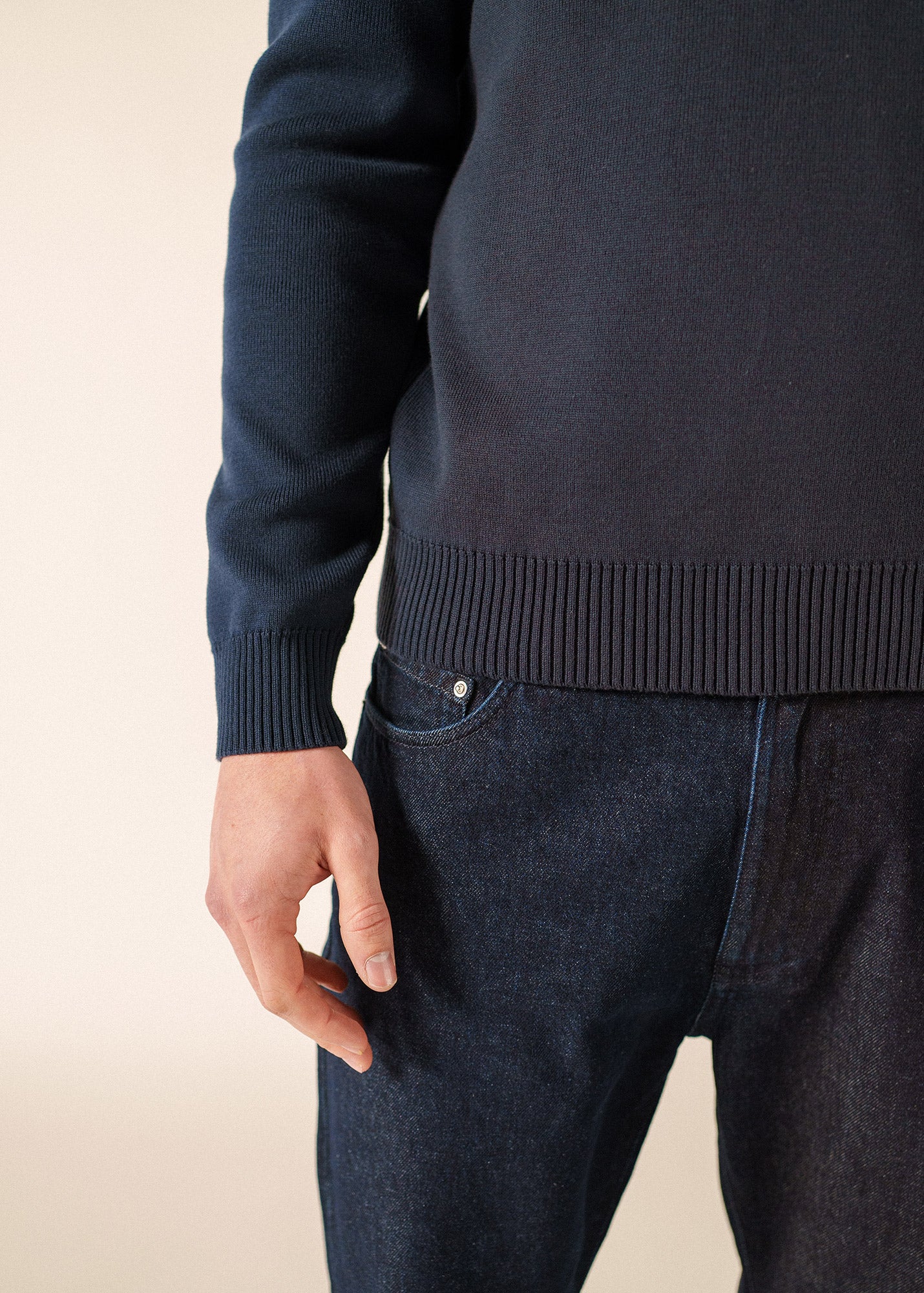 Cancale cotton sailor jumper (MARINE) - Image 5