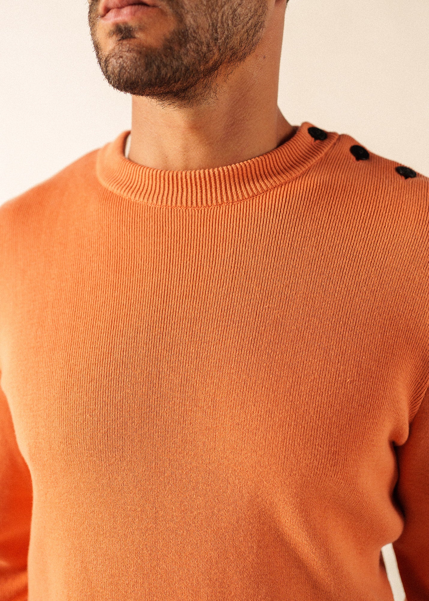 Cancale cotton sailor jumper (ARGILE) - Image 5