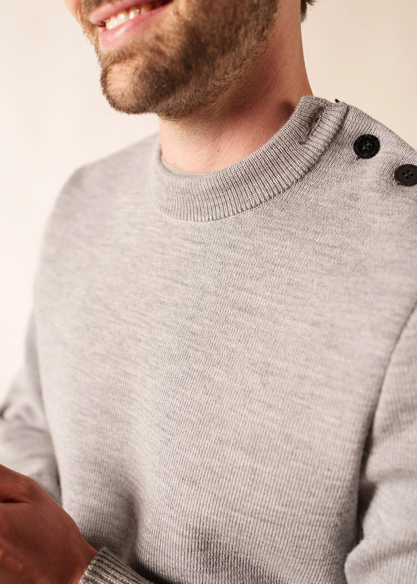 Cancale sailor jumper (GRIS CLAIR) - Image 4