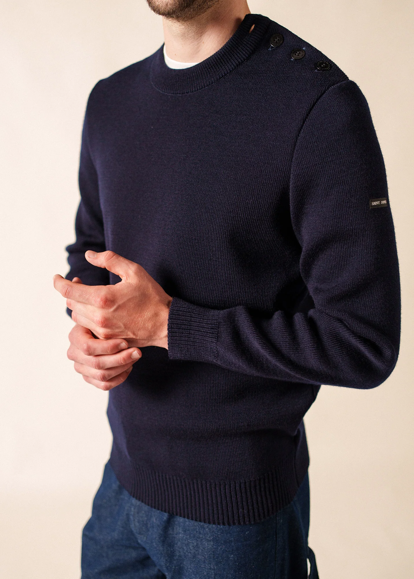 Cancale sailor jumper (MARINE) - Image 6