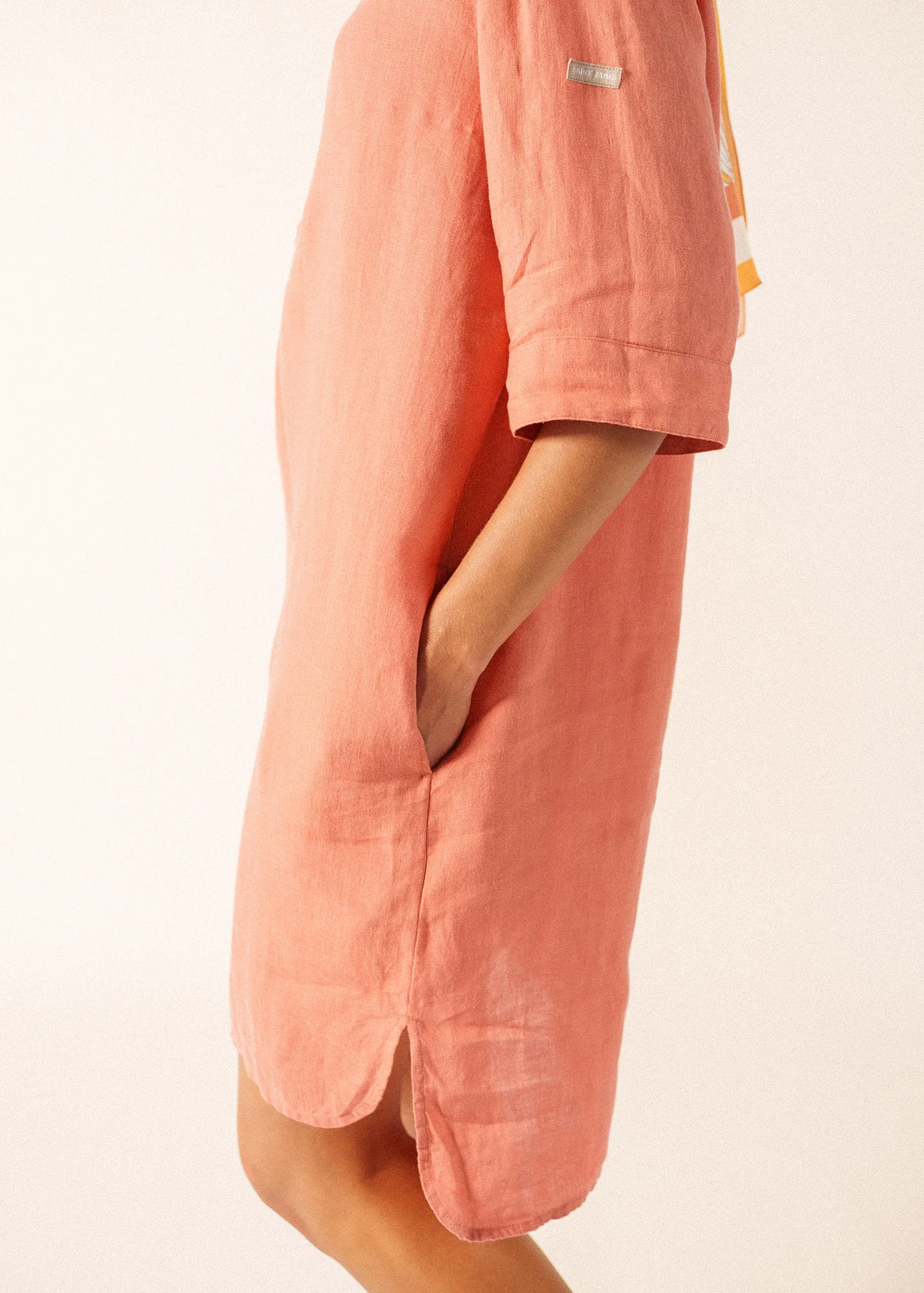 Léonie Linen Dress (ARGILE) - Image 5