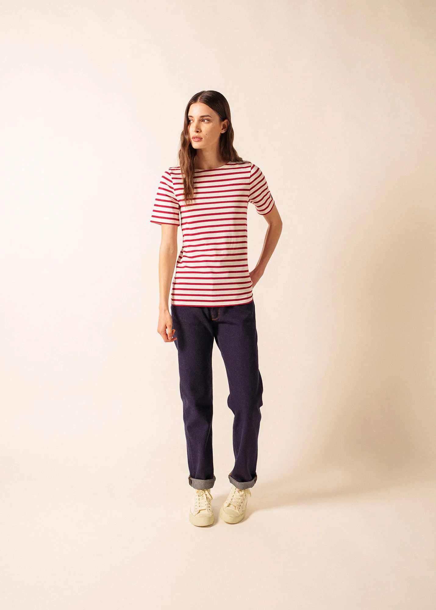 Levant Breton shirt (ECRU/PERSAN) - Image 4