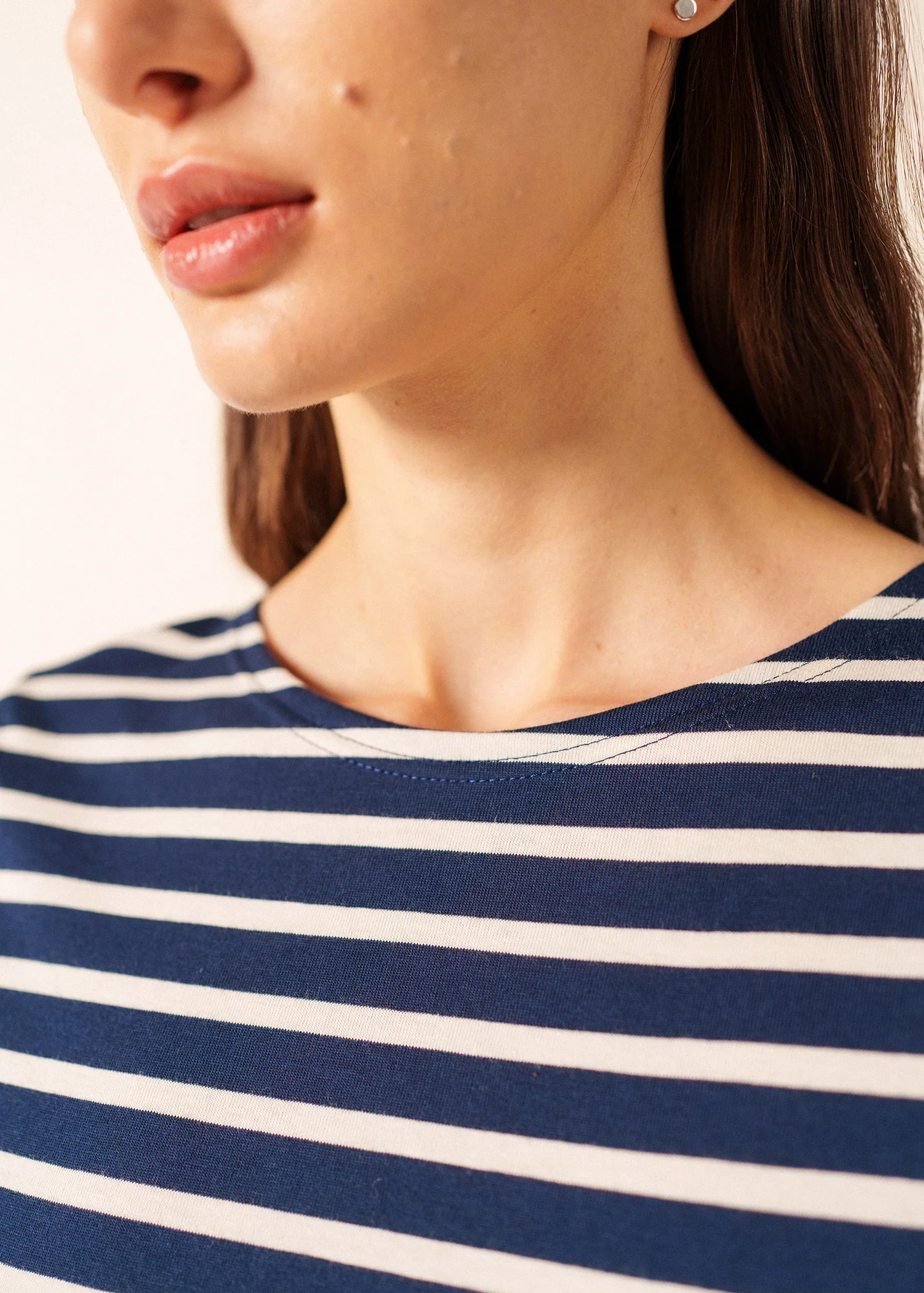 Levant Breton shirt (MARINE/ECRU) - Image 7