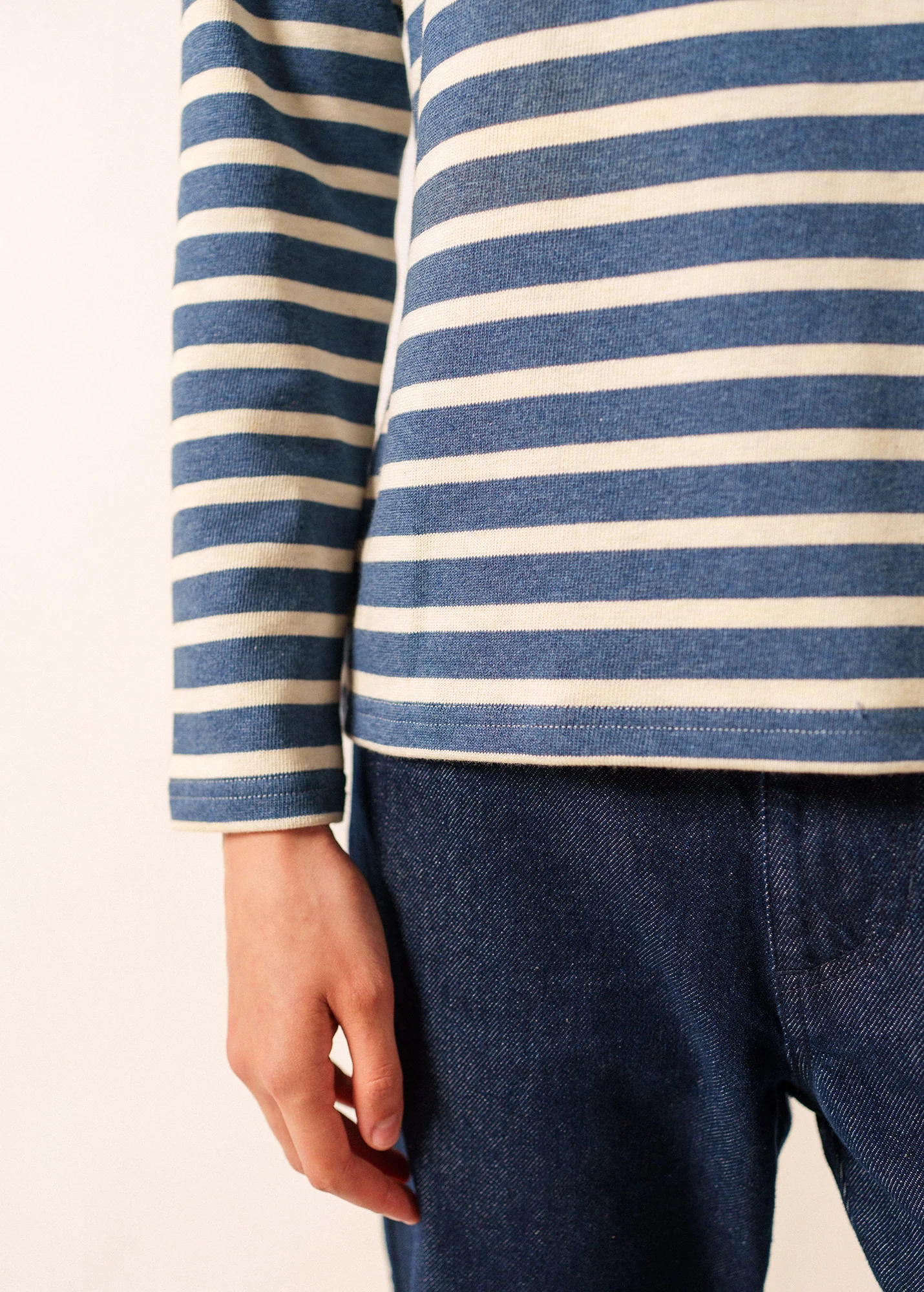 Méridame Breton shirt (JEAN/CHANVRE) - Image 5