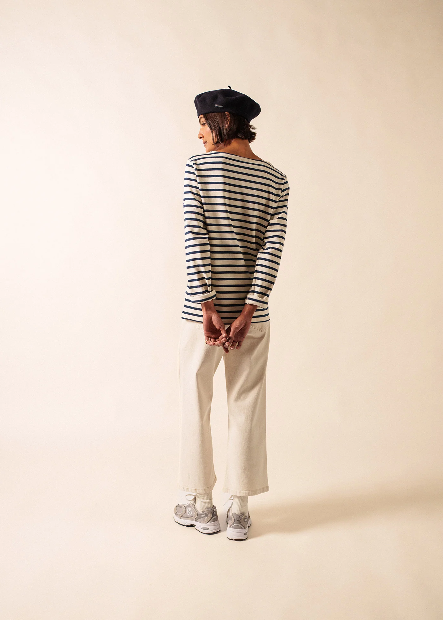 Méridien Breton shirt (ECRU/MARINE) - Image 5