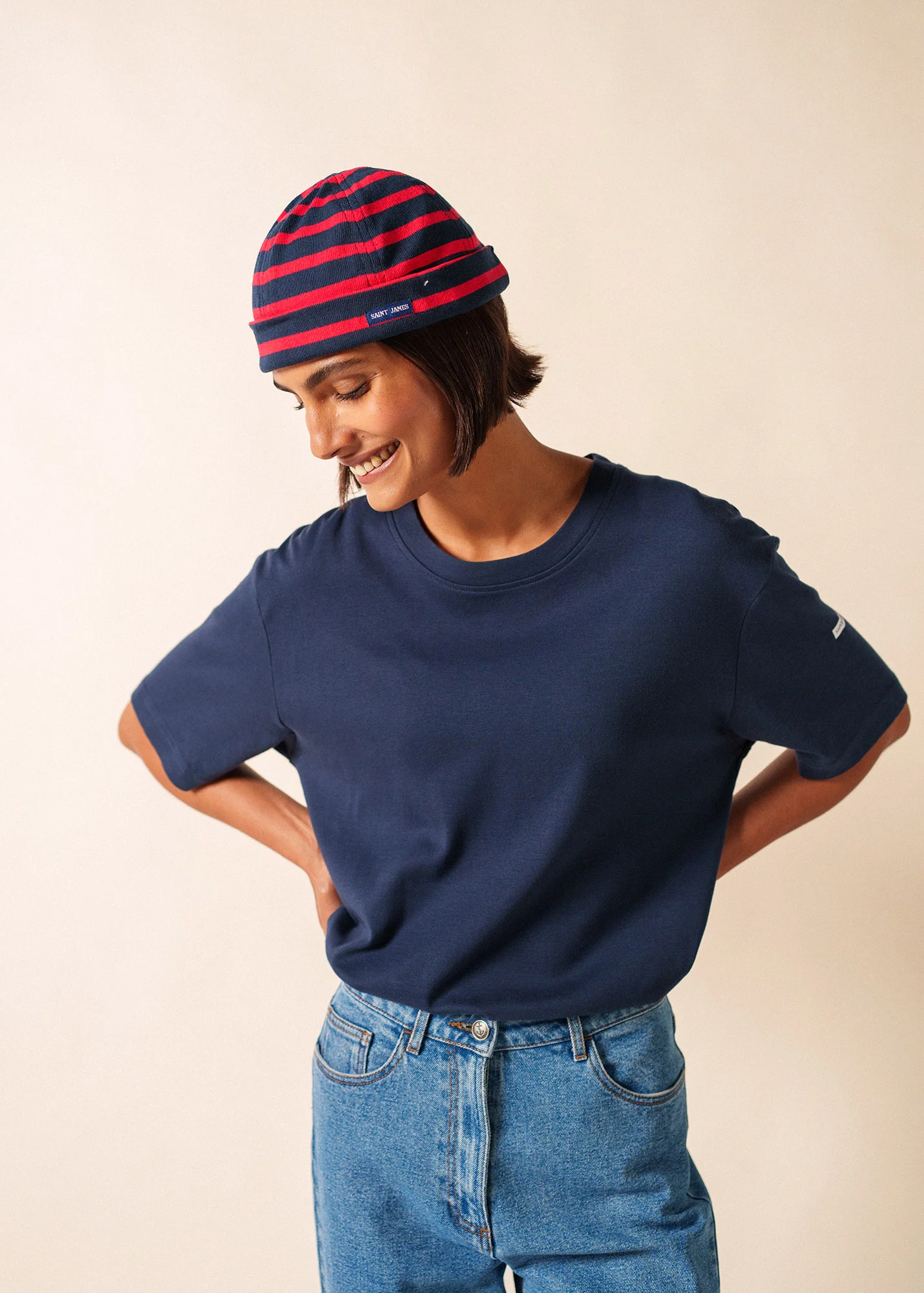 Miki Mériden cap (MARINE/TULIPE) - Image 3