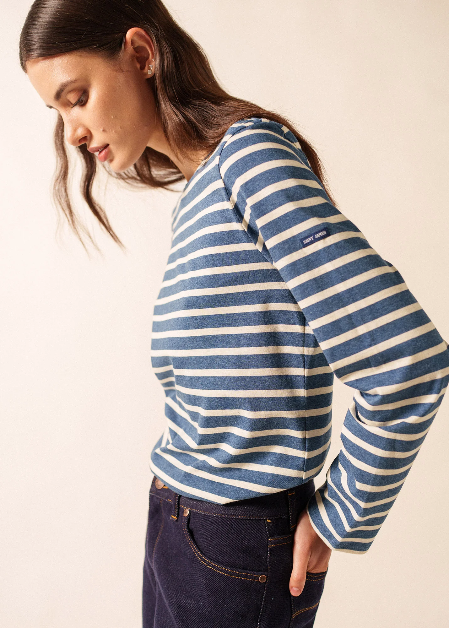 Minquiers Breton shirt (JEAN/CHANVRE) - Image 3