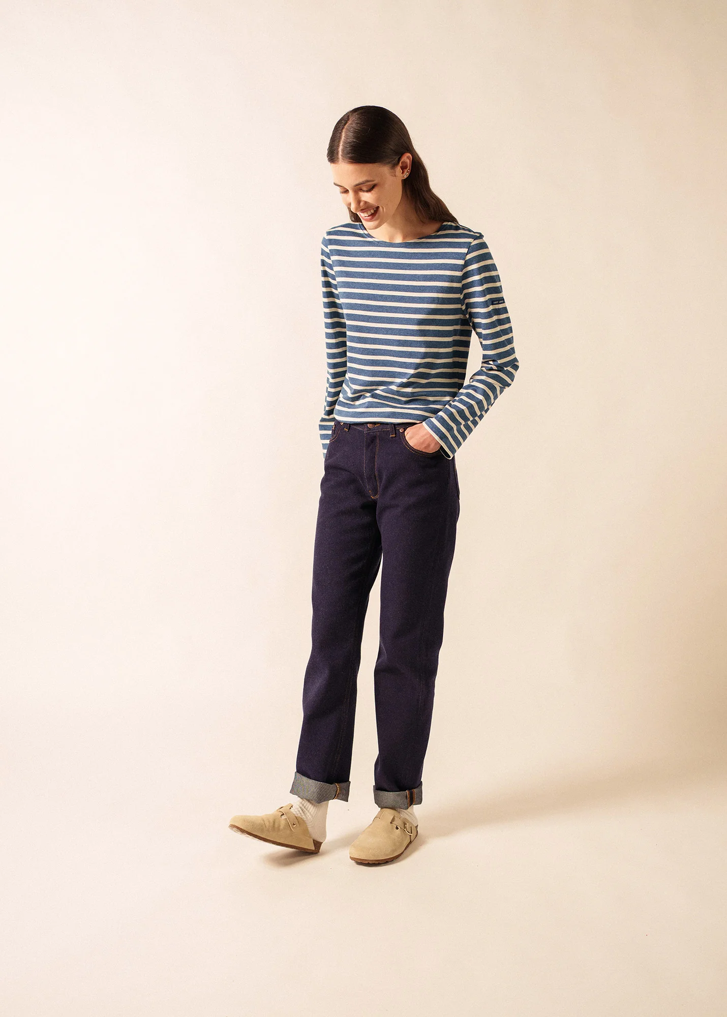 Minquiers Breton shirt (JEAN/CHANVRE) - Image 5