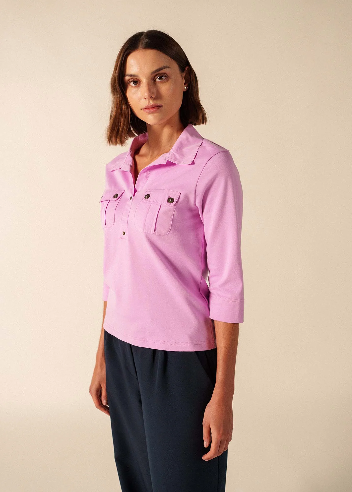Oléron polo shirt (NACRE) - Image 3