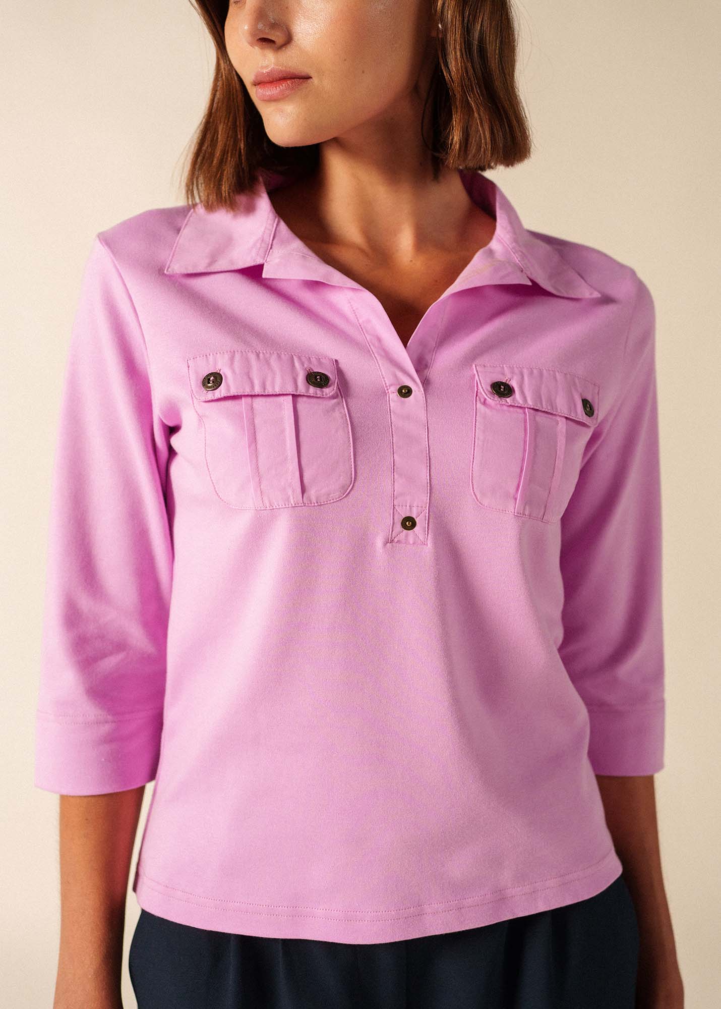 Oléron polo shirt (NACRE) - Image 4