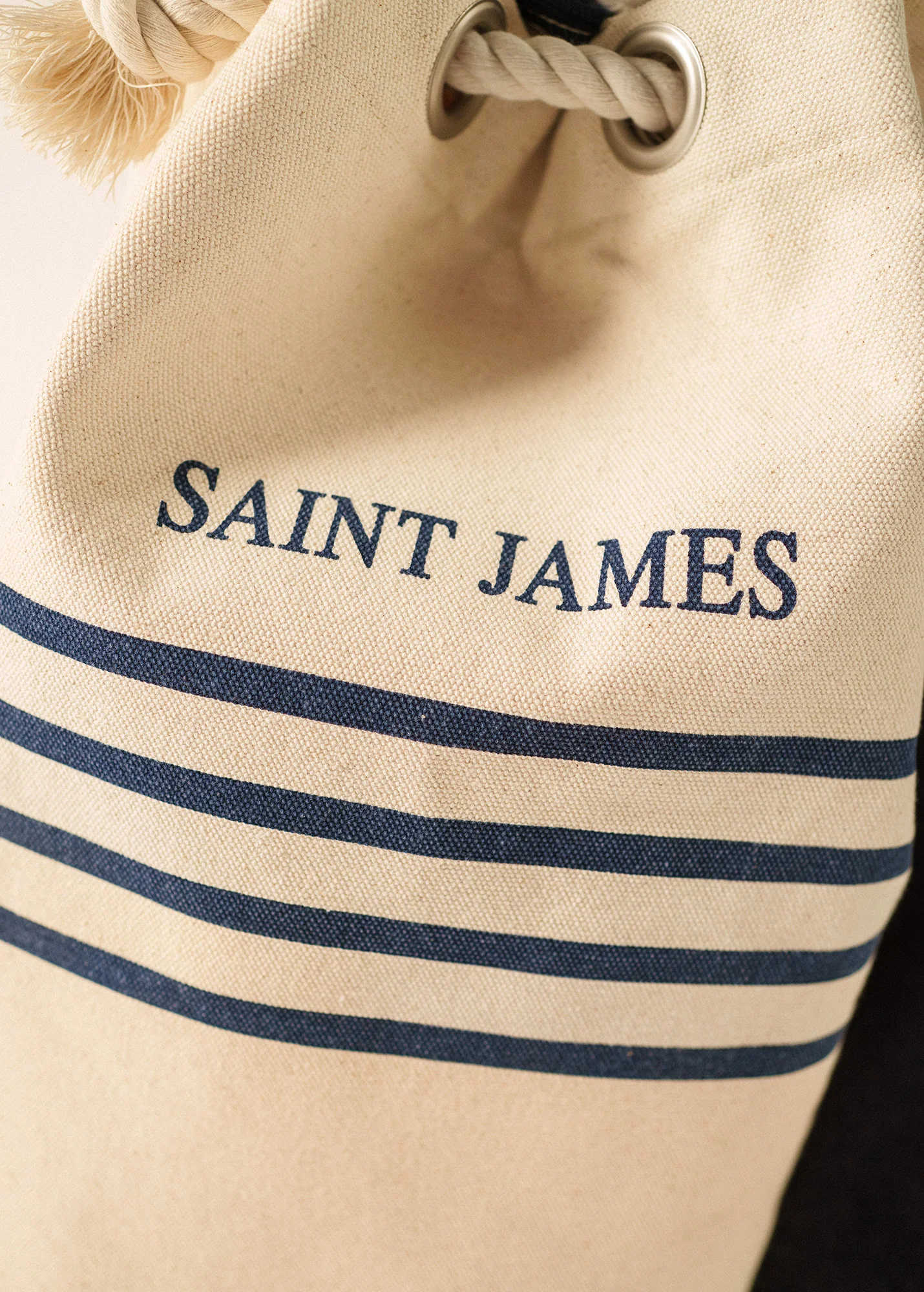 Duffle bag (ECRU/MARINE) - Image 3