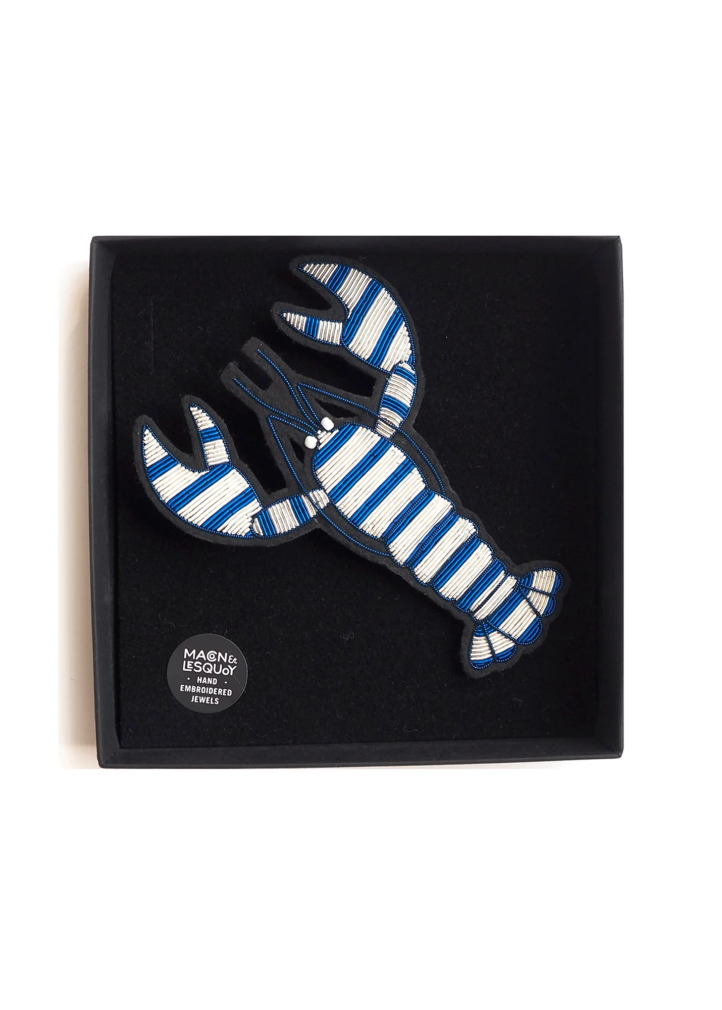 Lobster brooch x Macon & Lesquoy (BLEU/BLANC) - Image 3