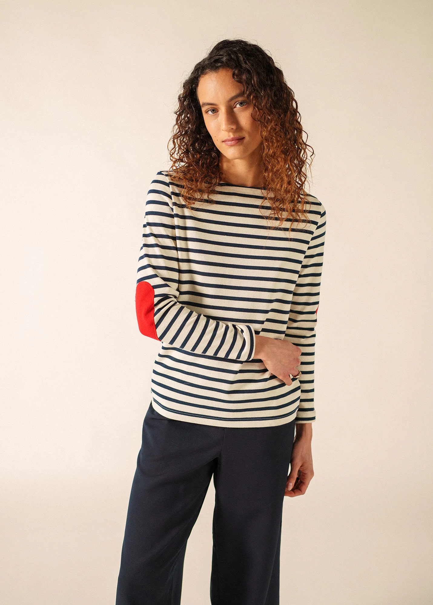 Vaujany Breton shirt (ECRU/MARINE) - Image 3