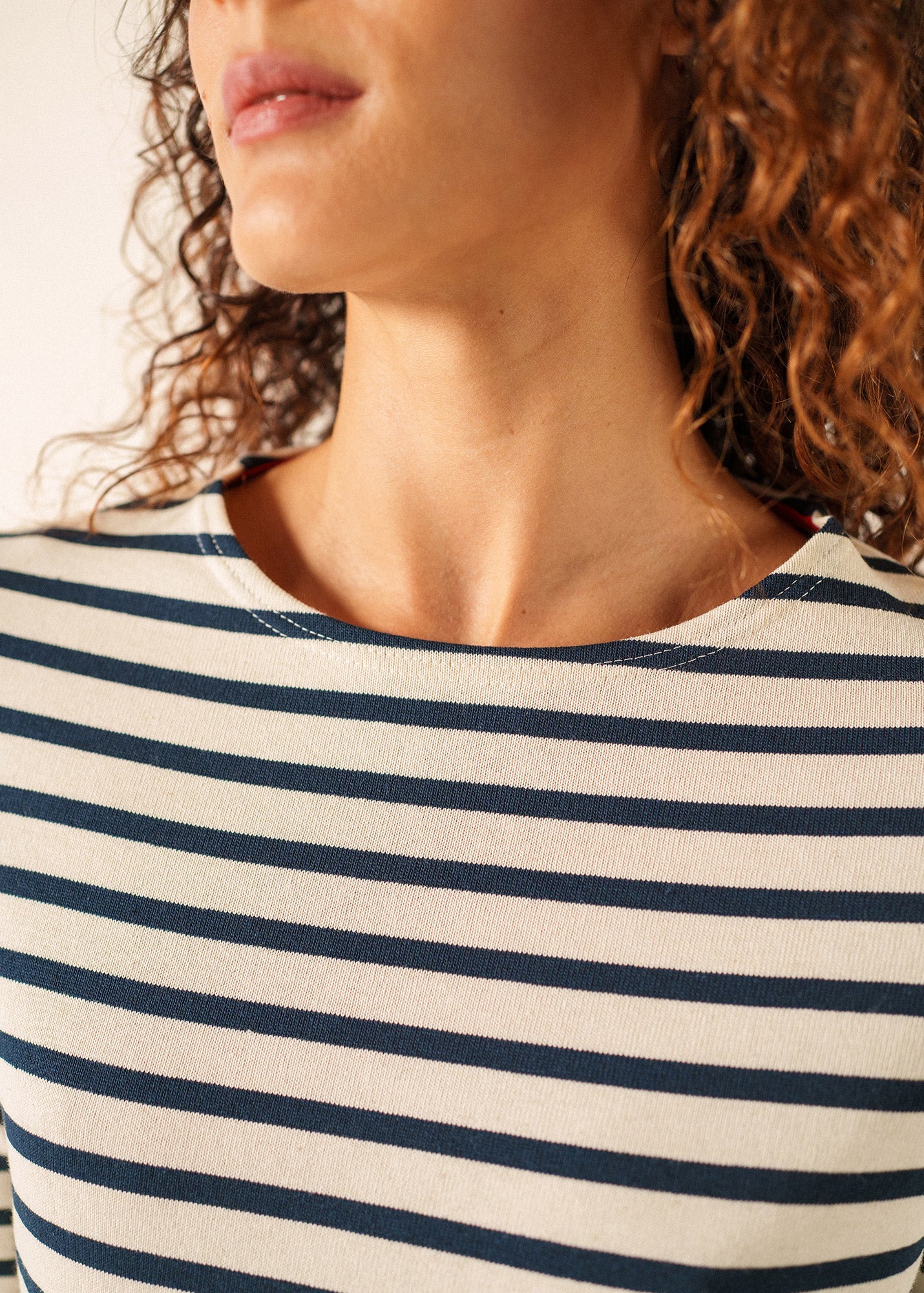 Vaujany Breton shirt (ECRU/MARINE) - Image 4