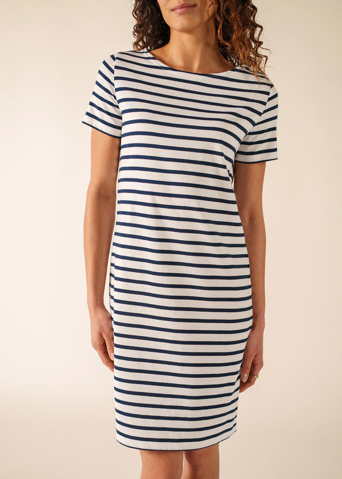 Villefranche dress (NEIGE/MARINE) - Image 3